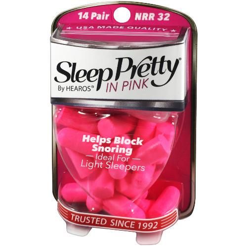 Hearos SLEEP PRETTY IN PINK 14 pair