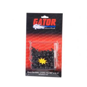 Gator Captive Nuts 10/32" X 3/4" Rack Screws - 25 Qty Pack